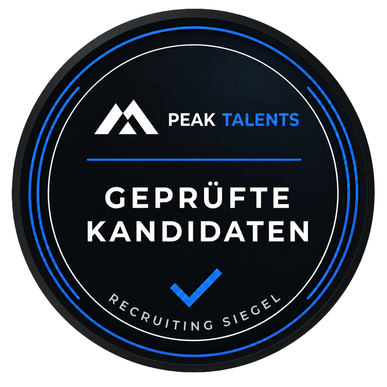 Peak Talents Recruiting-Siegel: Geprüfte Kandidaten